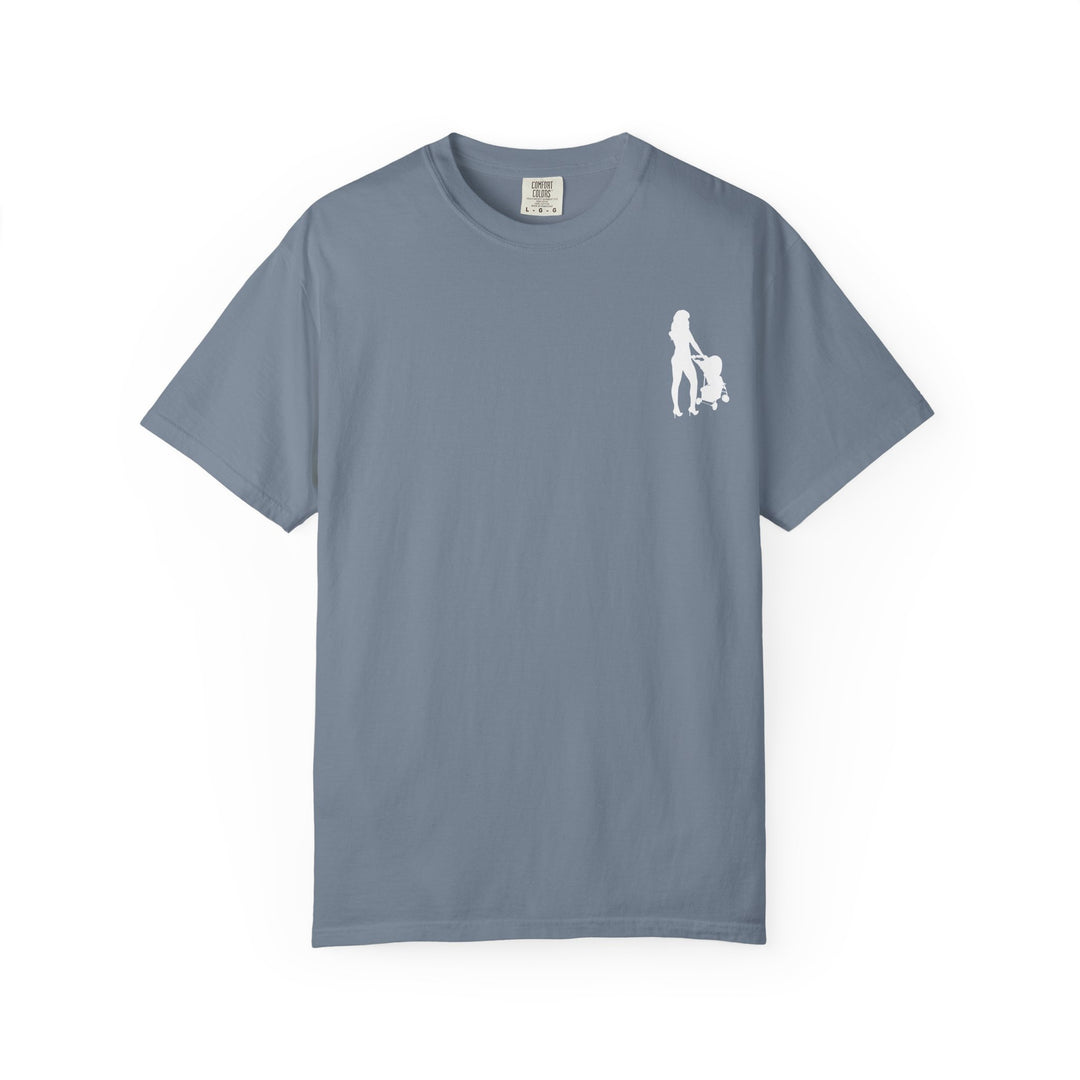 Subtle Hottest Mom Logo Unisex Garment-Dyed T-Shirt