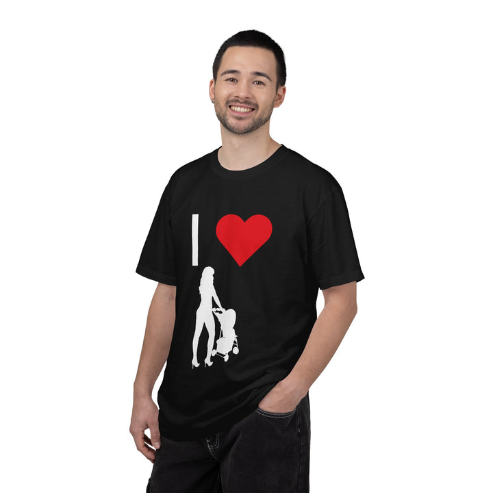 I ❤️ Hottest Mom Unisex Garment-Dyed T-Shirt | Celebrate Love and Empowerment