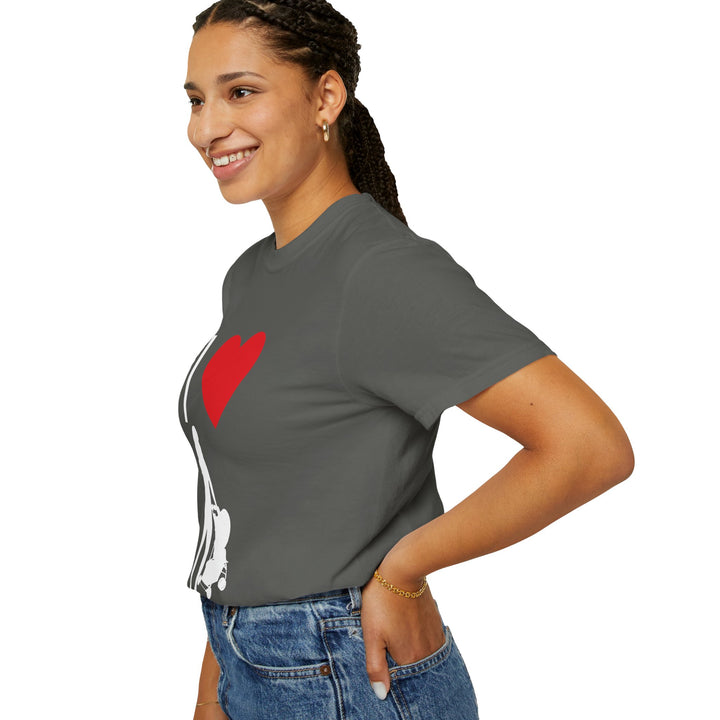 I ❤️ Hottest Mom Unisex Garment-Dyed T-Shirt | Celebrate Love and Empowerment