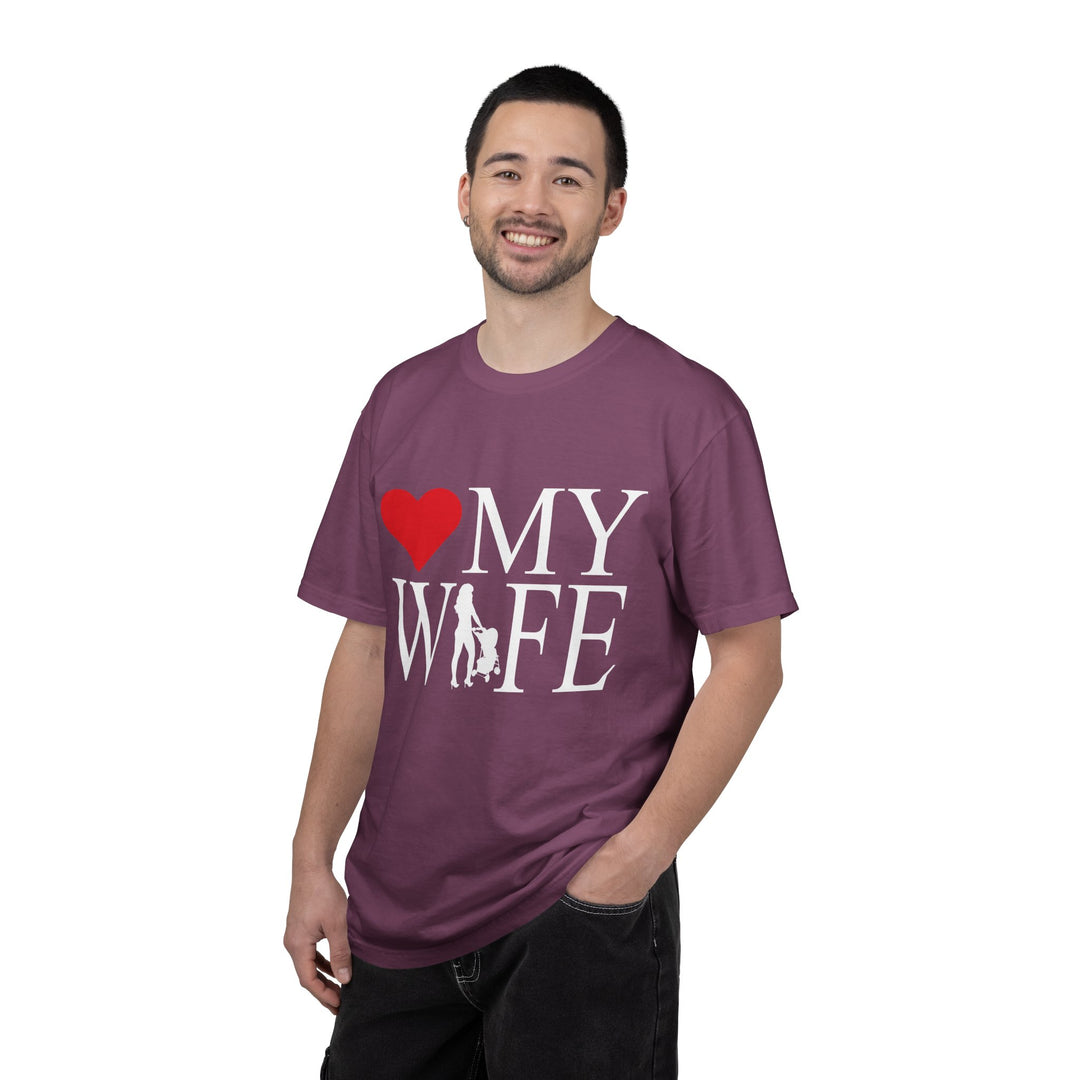 ❤️ My Wife Unisex Garment-Dyed T-Shirt