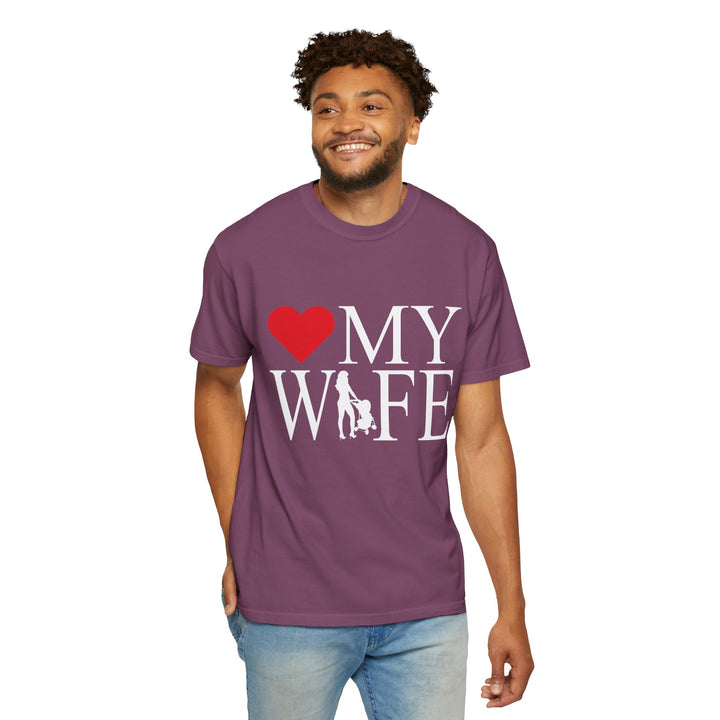 ❤️ My Wife Unisex Garment-Dyed T-Shirt