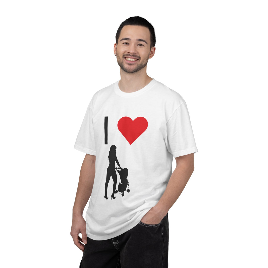 I ❤️ Hottest Mom Unisex Garment-Dyed T-Shirt | Celebrate Love and Empowerment