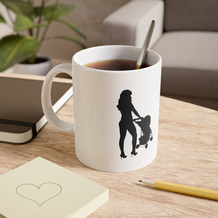 Empowerment Mug | Confident, Resilient, Beautiful | Hottest Mom Logo