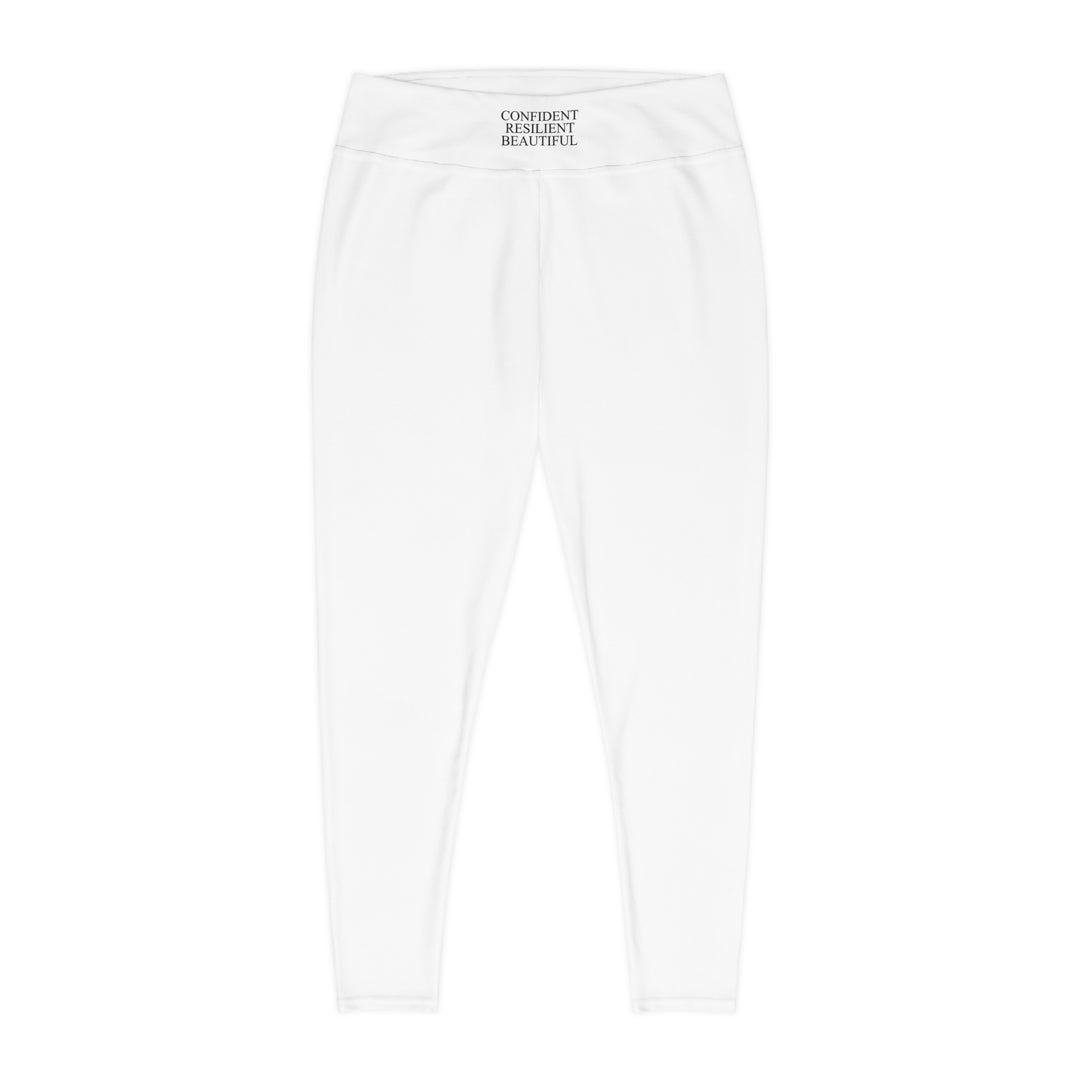Curvaceous Empowerment Leggings | Confident, Resilient, Beautiful | Activewear for Moms