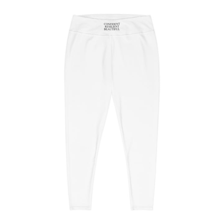 Curvaceous Empowerment Leggings | Confident, Resilient, Beautiful | Activewear for Moms